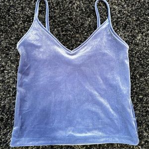 velvet crop top